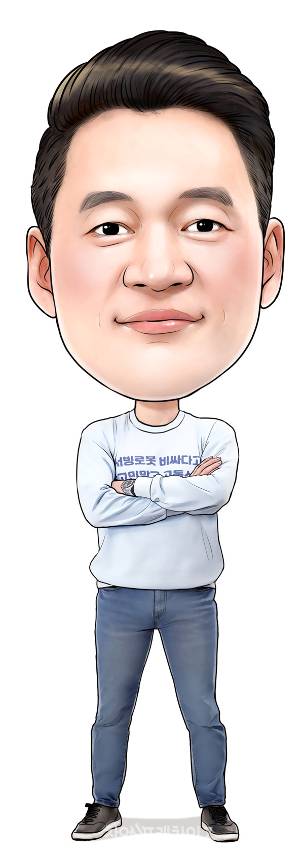 (주)스토랑 스토랑트 여의구 대표 ⓒ 캐리커처 원소정 작가