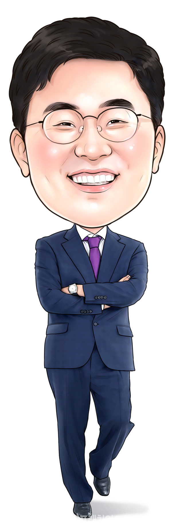 투맨홀딩스(주) 강성교 대표 ⓒ 캐리커처 원소정 작가