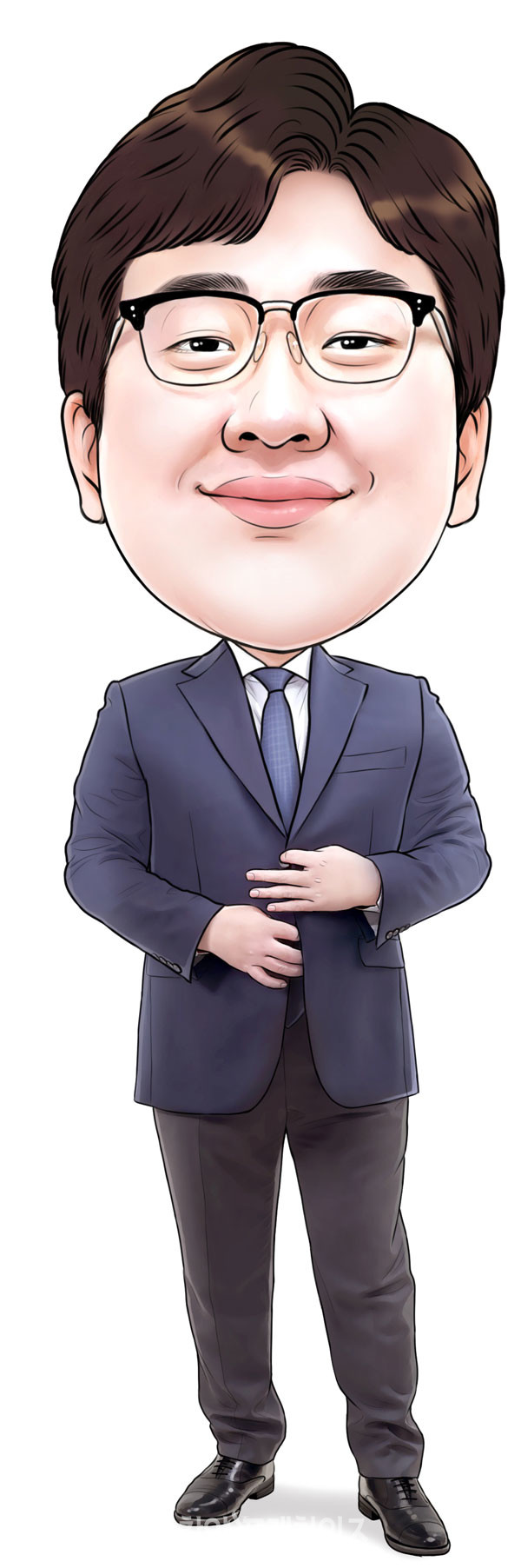 (주)삼정코리아 이지훈 대표 ⓒ 캐리커처 원소정 작가
